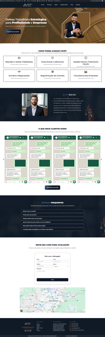 Landing Page Advogado